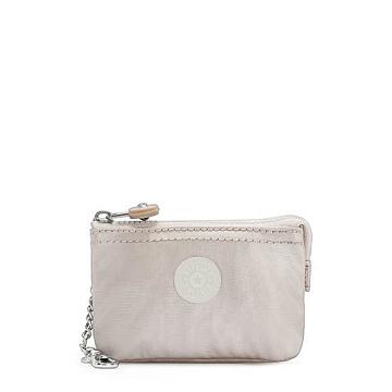 Kipling Creativity Mini Pouch Metallic Keychain Bags Metallic Glow | AU 2103QM